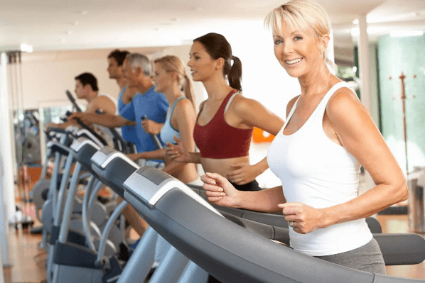 Cardio workouts on a treadmill will help you lose weight in your stomach and sides